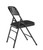 National Public Seating 2310 2300 Series 18.75" W Black Deluxe Fabric Upholstered Premium Folding Chair