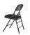 National Public Seating 2310 2300 Series 18.75" W Black Deluxe Fabric Upholstered Premium Folding Chair