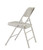 National Public Seating 302 300 Series 18.25" W Gray Steel Square Back Premium Folding Chair