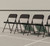 National Public Seating 810 800 Series 18.75" W Black Premium Lightweight Plastic Folding Chair