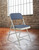 National Public Seating 2205 2200 Series 18.75" W Blue Deluxe Fabric and Gray Frame Upholstered Folding Chair