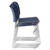National Public Seating 8505 8500 Series 19.75" W Blue Ultra-Compact Plastic Stack Chair