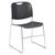 National Public Seating 8505 8500 Series 19.75" W Blue Ultra-Compact Plastic Stack Chair