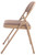 National Public Seating 973 900 Series 18.5" W Brown Fabric Padded Folding Chair