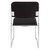 National Public Seating 8660 8600 Series 19" W Black Fabric Padded Signature Stack Chair