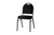 National Public Seating 9210-SV 9200 Series 17.75" W Black Seat and Silvervein Frame Premium Stack Chair