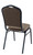 National Public Seating 9378-BT 9300 Series 17.75" W Taupe Seat and Black Sandtex Frame Delux Stack Chair