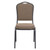 National Public Seating 9378-BT 9300 Series 17.75" W Taupe Seat and Black Sandtex Frame Delux Stack Chair