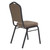 National Public Seating 9378-BT 9300 Series 17.75" W Taupe Seat and Black Sandtex Frame Delux Stack Chair