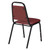 National Public Seating 9108-B 9100 Series 17.5" W Pleasant Burgundy Stacking Upholstered Chair
