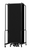 National Public Seating RDB6-11 ROBO Series 11 Sections Black Frame Polyethylene Terephthalate Portable Room Divider