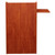 National Public Seating 600-CH Aristocrat Series 25" W x 20" D x 46" H Cherry Floor Lectern