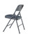 National Public Seating 1204 1200 Series 18.75" W Blue Premium Vinyl Upholstered Folding Chair