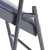 National Public Seating 1204 1200 Series 18.75" W Blue Premium Vinyl Upholstered Folding Chair