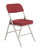 National Public Seating 3218 3200 Series 18.75" W Burgundy Premium Upholstered Folding Chair