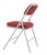 National Public Seating 3218 3200 Series 18.75" W Burgundy Premium Upholstered Folding Chair