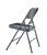 National Public Seating 204 200 Series 18.25" W Blue Steel Square Back Premium Folding Chair