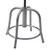 National Public Seating 6825S-02 6800 Series 25" H Cobalt Blue Fabric Padded Seat and Gray Frame Swivel Designer Stool