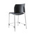 National Public Seating 8820C-11-20 8800 Series 24" H Charcoal Polypropylene Seat and Chrome Frame Cafetorium Bar Stool with Back