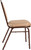 National Public Seating 9201-M 9200 Series 17.75" W Beige Vinyl Upholstered Premium Stack Chair