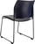 National Public Seating 8704-10-04 8700 Series 20" W Blue Vinyl Cafetorium Padded Chair
