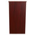 National Public Seating 222-MY 222 Series 23" W x 16" D x 46.5" H Mahogany Full Floor Lectern with Oklahoma Sound