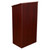 National Public Seating 222-MY 222 Series 23" W x 16" D x 46.5" H Mahogany Full Floor Lectern with Oklahoma Sound