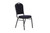 National Public Seating 9364-SV 9300 Series 17.75" W Diamond Navy Seat and Silvervein Frame Delux Stack Chair