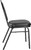 National Public Seating 9210-BT 9200 Series 17.75" W Black Seat and Black Sandtex Frame Premium Stack Chair