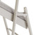 National Public Seating 2302 2300 Series 18.75" W Greystone Deluxe Fabric Upholstered Premium Folding Chair