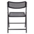 National Public Seating 1410 AirFlex Series 19.75" W Black Polypropylene Premium Folding Chair