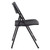 National Public Seating 1410 AirFlex Series 19.75" W Black Polypropylene Premium Folding Chair
