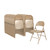 National Public Seating 51 50 Series 18.25" W Beige All-Steel Folding Chair