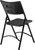 National Public Seating 610 600 Series 18.75" W Black Heavy Duty Plastic Folding Chair