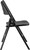 National Public Seating 610 600 Series 18.75" W Black Heavy Duty Plastic Folding Chair