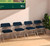 National Public Seating 3215 3200 Series 18.75" W Blue Premium Upholstered Folding Chair