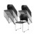 National Public Seating 8710-11-10 8700 Series 20" W Black Vinyl Cafetorium Padded Chair