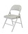National Public Seating 952 900 Series 18.5" W Gray Vinyl Padded Folding Chair