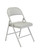 National Public Seating 952 900 Series 18.5" W Gray Vinyl Padded Folding Chair