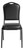 National Public Seating 9310-BT 9300 Series 17.75" W Panther Black Seat and Black Sandtex Frame Delux Stack Chair