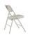 National Public Seating 202 200 Series 18.25" W Gray Steel Square Back Premium Folding Chair