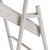National Public Seating 202 200 Series 18.25" W Gray Steel Square Back Premium Folding Chair