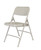National Public Seating 202 200 Series 18.25" W Gray Steel Square Back Premium Folding Chair