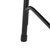 National Public Seating 1110 1100 Series 18.5" W Black Plastic Deluxe Fan Back Folding Chair