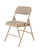 National Public Seating 2201 2200 Series 18.75" W Beige Deluxe Fabric Upholstered Folding Chair