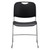 National Public Seating 8510 8500 Series 19.75" W Black Ultra-Compact Plastic Stack Chair