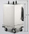 Lakeside 6109 Easy-Glide 9.13" Dia. Round Stainless Steel 1-Tube Heated Mobile Dish Dispenser