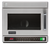 Amana HDC12YA2 HDC Series 17.63" W Stainless Steel Countertop Lower Keypad Heavy Duty MDC-Y Microwave Oven - 120 Volts, 2000 Watts