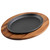 TableCraft Products 10764 12 1/2" x 9 1/2" x 11/16" Acacia Wood Underliner