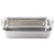 TableCraft Products 123504 18 1/2" W x 11" D x 4" H 11 1/4 Qt. Full Size With Handles Induction Aluminum Core Mirror Finish Tri-Ply Serving Pan